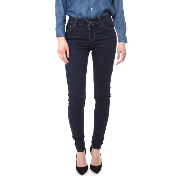 Γυναικείο τζιν παντελόνι Levis INNOVATION SUPER SKINNY σκούρο μπλε