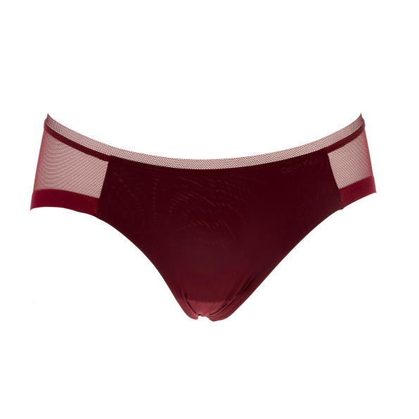 Γυναικείο σλιπ CK UNDERWEAR BIKINI μπορντό