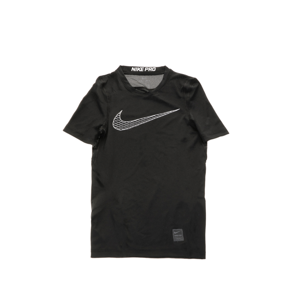 Αγορίστικη κοντομάνικη μπλούζα NIKE NP TOP SS COMP μαύρη 