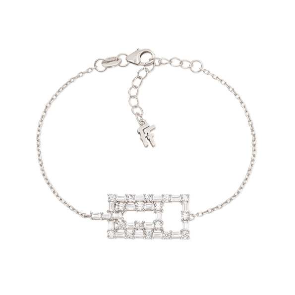 Γυναικείο ασημένιο βραχιόλι FOLLI FOLLIE FASHIONABLY SILVER ESSENTIALS