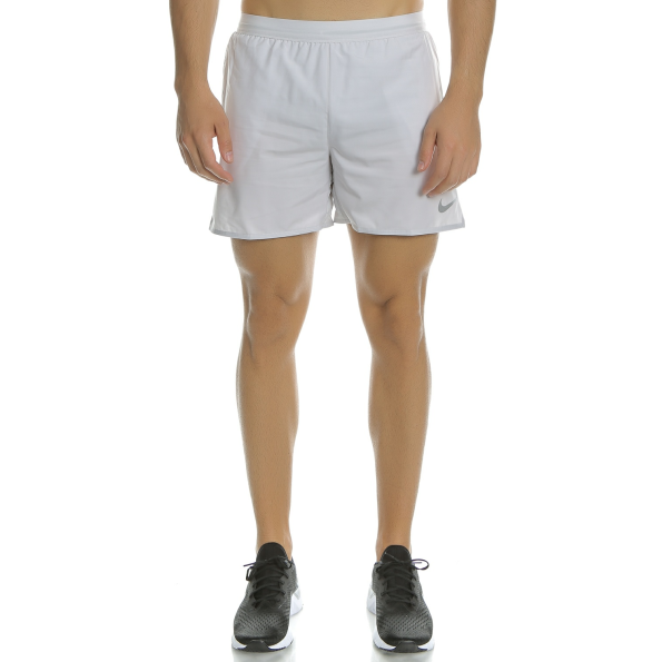 Ανδρικό σορτς για τρέξιμο NIKE FLX STRIDE SHORT BF 5IN λευκό 