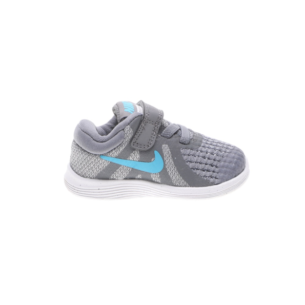 Βρεφικά αθλητικά παπούτσια NIKE REVOLUTION 4 (DΤV) γκρι μπλε Παιδικά