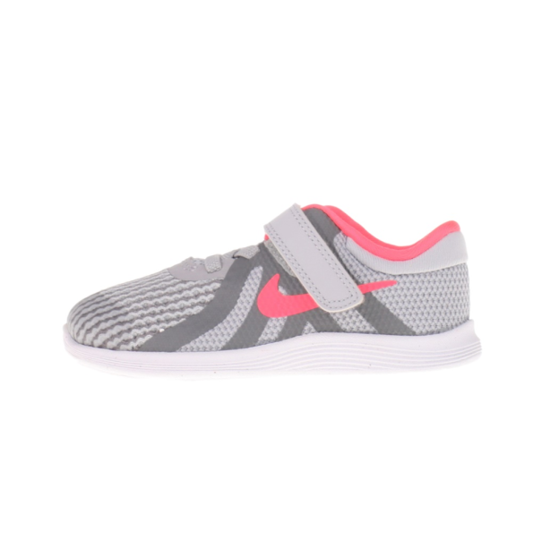 Παιδικά αθλητικά παπούτσια NIKE REVOLUTION 4 (DTV) γκρι ροζ