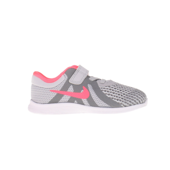 Παιδικά αθλητικά παπούτσια NIKE REVOLUTION 4 (DTV) γκρι ροζ Παιδικά