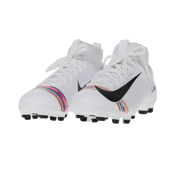 Παιδικά ποδοσφαιρικά παπούτσια NIKE CR7 Jr. Superfly 6 Academy (MG) λευκά Παιδικά