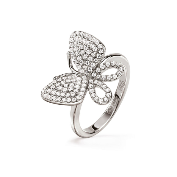 Γυναικείο ασημένιο δαχτυλίδι FOLLI FOLLIE Wonderfly Silver CHEVALIER