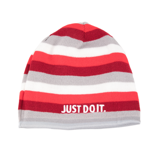 Παιδικός σκούφος ΝΙΚΕ BEANIE REVERSIBLE γκρι-κόκκινο Παιδικά
