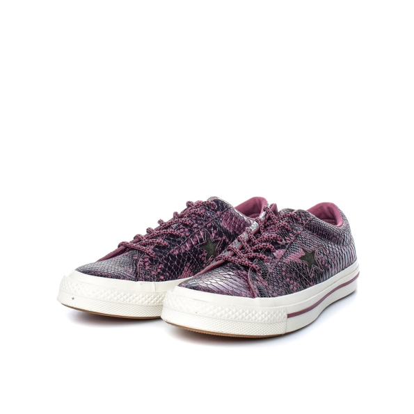 Unisex sneakers CONVERSE One Star κόκκινα-μαύρα Ανδρικά