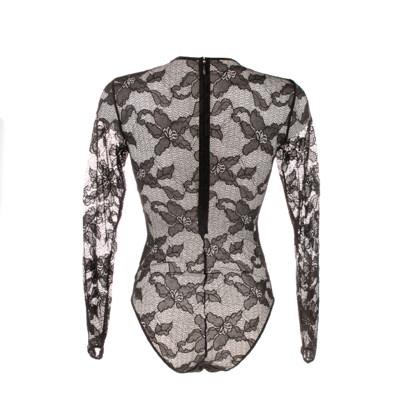 Γυναικείο κορμάκι CK UNDERWEAR BODYSUIT μαύρο Γυναικεία