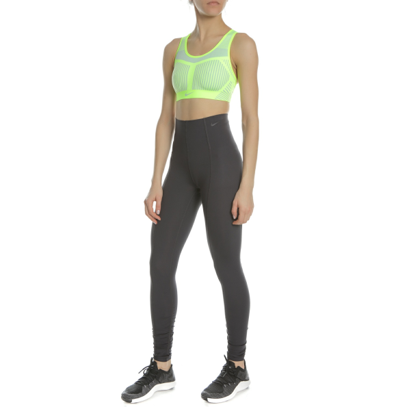 Γυναικείο αθλητικό μπουστάκι NIKE FE/NOM FLYKNIT BRA κίτρινο ασημί Γυναικεία
