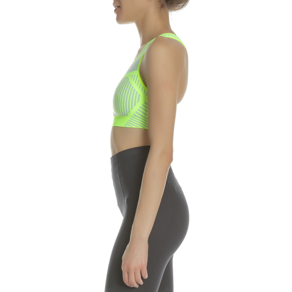 Γυναικείο αθλητικό μπουστάκι NIKE FE/NOM FLYKNIT BRA κίτρινο ασημί Γυναικεία