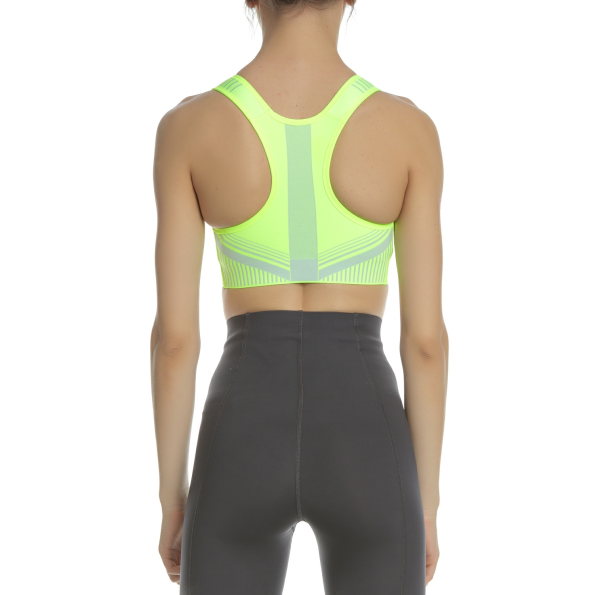 Γυναικείο αθλητικό μπουστάκι NIKE FE/NOM FLYKNIT BRA κίτρινο ασημί Γυναικεία