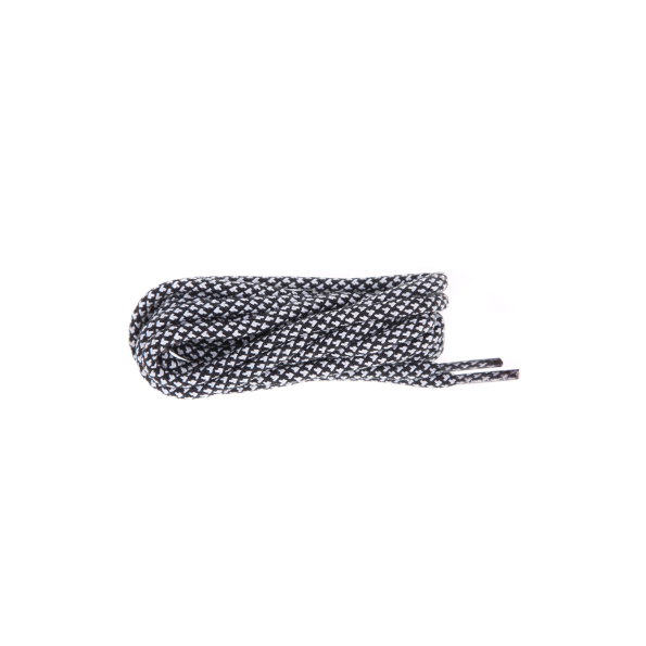 Unisex TUBELACES ROPE SOLID λευκά-μαύρα