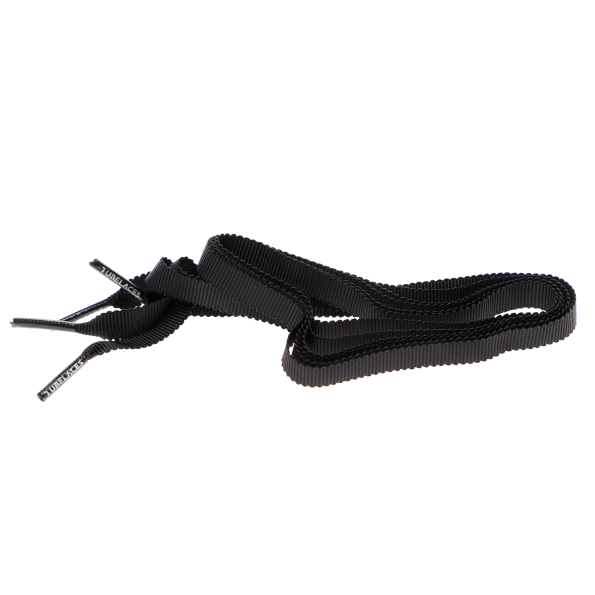 Unisex κορδόνια TUBELACES GROSGRAIN RIBBON LACE SMALL μαύρα