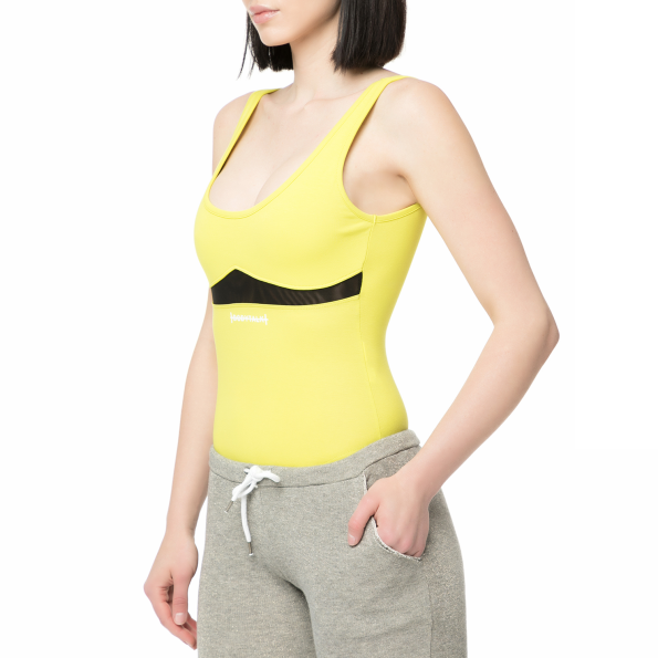 Γυναικείο κορμάκι Bodytalk WAGW BODY κίτρινο Γυναικεία