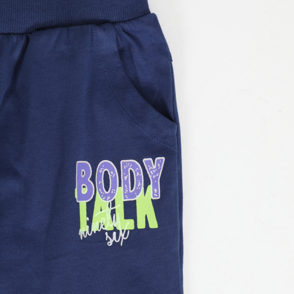 Παιδικό capri παντελόνι φόρμας BODYTALK μπλε Παιδικά