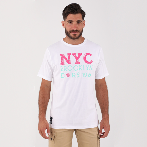 Ανδρικό t-shirt DORS λευκό