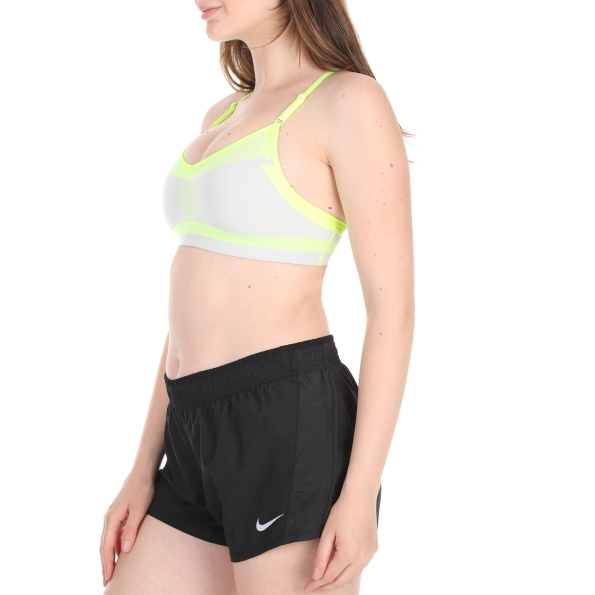 Γυναικείο αθλητικό μπουστάκι NIKE FLYKNIT INDY BRA κίτρινο λευκό Γυναικεία