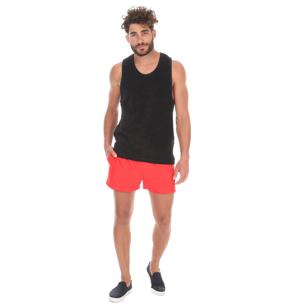Ανδρικό μαγιό σορτς CK UNDERWEAR DRAWSTRING κόκκινο Ανδρικά