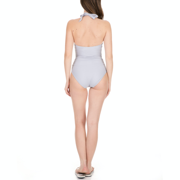Γυναικείο ολόσωμο μαγιό TED BAKER BELELLA ILLUSION HALTERNECK γαλάζιο Γυναικεία