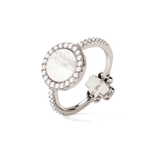 Γυναικείο ασημένιο δαχτυλίδι FOLLI FOLLIE Heart4Heart Mirrors Two Sided Ring 