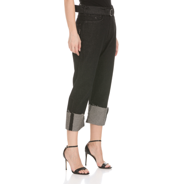 Γυναικείο jean boyfriend SCOTCH & SODA FREEDIVER μαύρο Γυναικεία