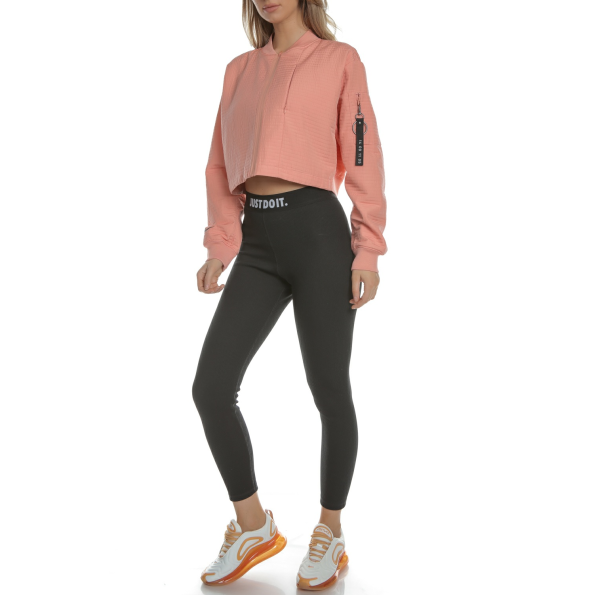 Γυναικείο cropped bomber jacket NIKE NSW TCH PCK ροζ  Γυναικεία