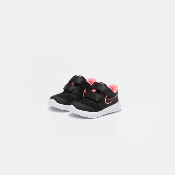 Βρεφικά παπούτσια NIKE STAR RUNNER 2 (TDV) AT1803 μαύρο ροζ Παιδικά