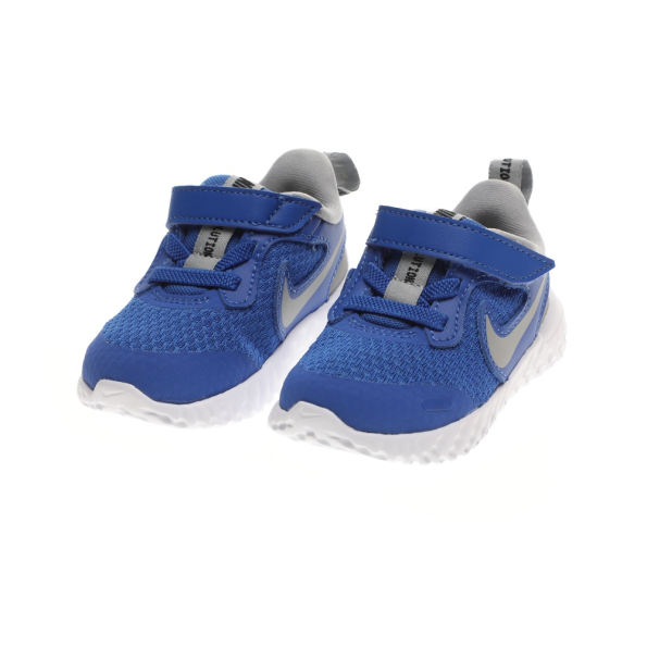 Βρεφικά αθλητικά παπούτσια NIKE REVOLUTION 5 (TDV) μπλε γκρι Παιδικά