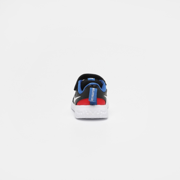 Παιδικά αθλητικά παπούτσια BQ5673 NIKE REVOLUTION 5 (TDV) μαύρα Παιδικά