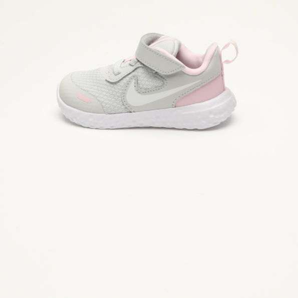 Βρεφικά αθλητικά παπούτσια NIKE REVOLUTION 5 TDV BQ5673 γκρι ροζ