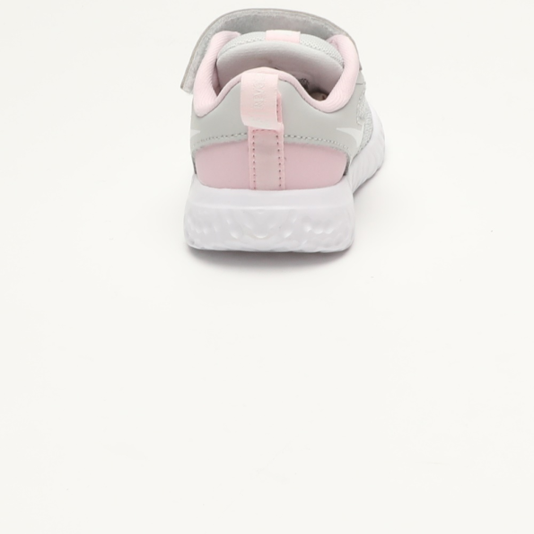 Βρεφικά αθλητικά παπούτσια NIKE REVOLUTION 5 TDV BQ5673 γκρι ροζ Παιδικά