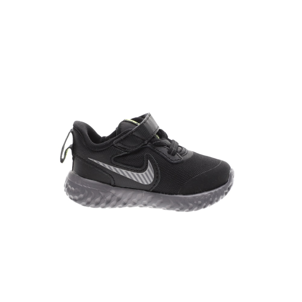 Βρεφικά αθλητικά παπούτσια NIKE REVOLUTION 5 HZ (TDV) μαύρα Παιδικά