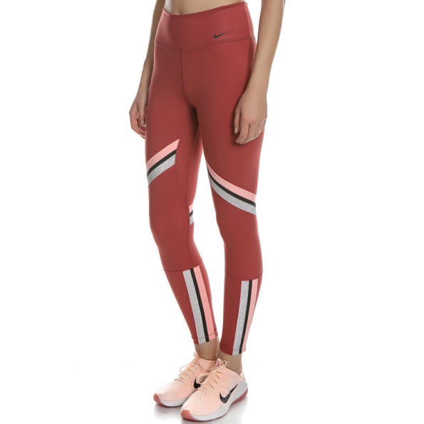 Γυναικείο κολάν NIKE ONE ICON CLSH TP 7/8 κόκκινο Γυναικεία