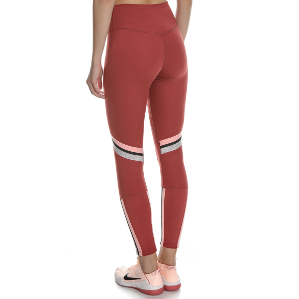 Γυναικείο κολάν NIKE ONE ICON CLSH TP 7/8 κόκκινο Γυναικεία