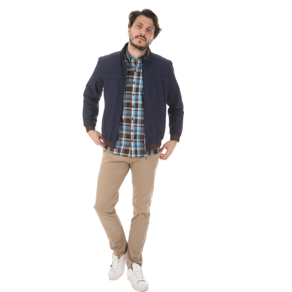Ανδρικό bomber jacket DORS μπλε Ανδρικά