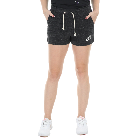 Γυναικείο σορτς NIKE SPORTSWEAR GYM VNTG SHORT MR μαύρο