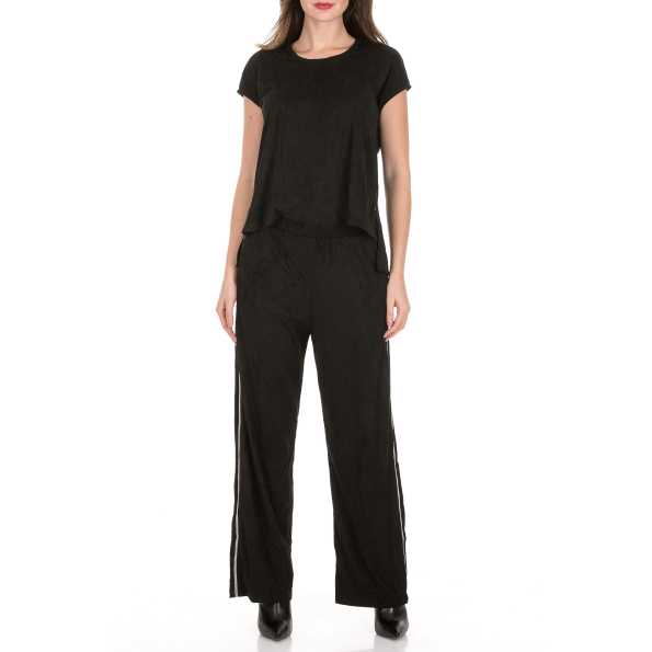 Γυναικεία ολόσωμη φόρμα RELIGION TAURUS JUMPSUIT μαύρη