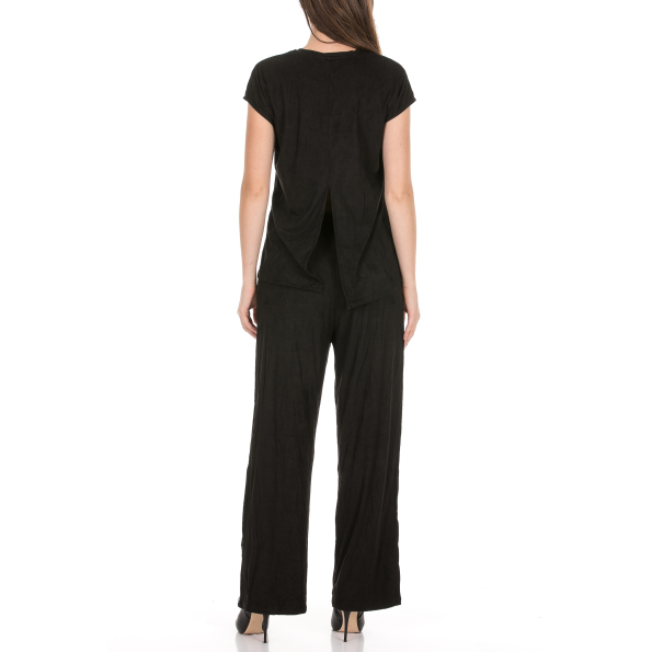 Γυναικεία ολόσωμη φόρμα RELIGION TAURUS JUMPSUIT μαύρη Γυναικεία