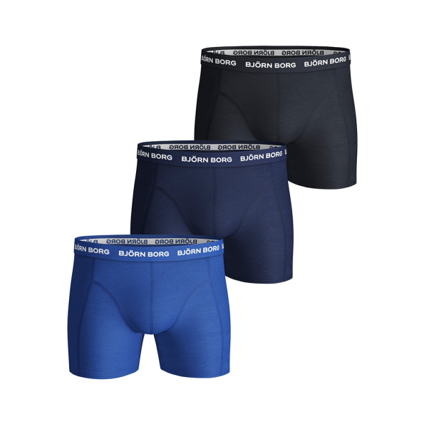 Ανδρικά εσώρουχα boxer σετ των 3 BJORN BORG μπλε