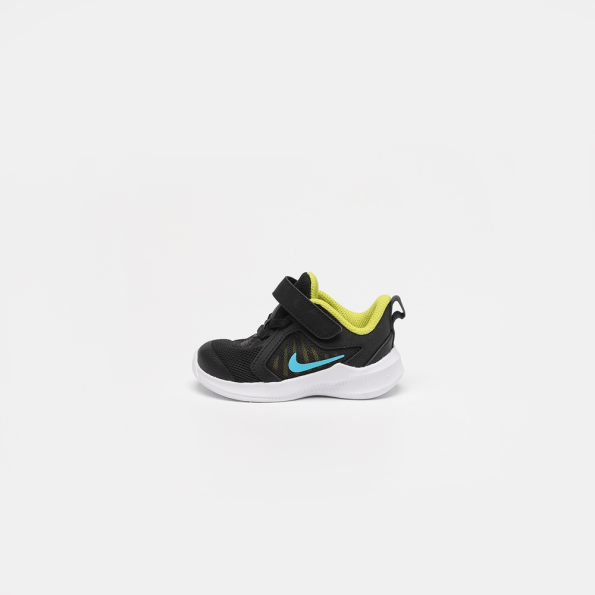 Βρεφικά αθλητικά παπούτσια CJ2068 NIKE DOWNSHIFTER 10 (TDV) μαύρα μπλε