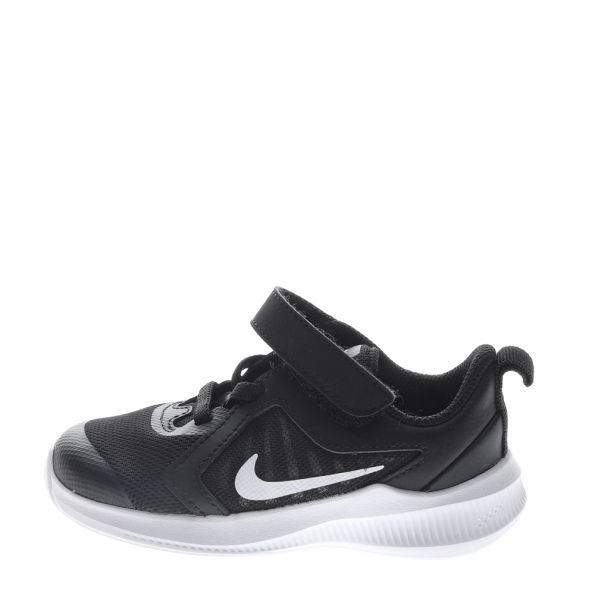 Βρεφικά αθλητικά παπούτσια NIKE DOWNSHIFTER 10 (TDV) μαύρα λευκά