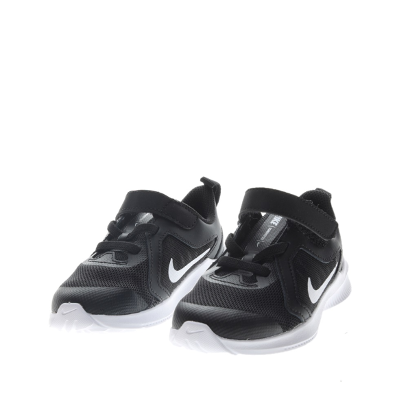 Βρεφικά αθλητικά παπούτσια NIKE DOWNSHIFTER 10 (TDV) μαύρα λευκά Παιδικά