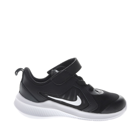 Βρεφικά αθλητικά παπούτσια NIKE DOWNSHIFTER 10 (TDV) μαύρα λευκά Παιδικά