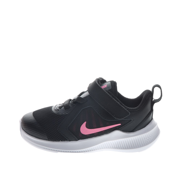 Βρεφικά αθλητικά παπούτσια NIKE DOWNSHIFTER 10 (TDV) μαύρα ροζ