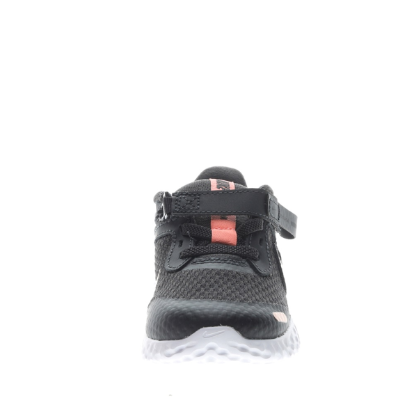 Βρεφικά αθλητικά παπούτσια Nike Revolution 5 FLYEASE (TDV) μαύρα χρυσά Παιδικά