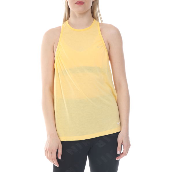 Γυναικείο top NIKE TANK ICN CLSH BST κίτρινο