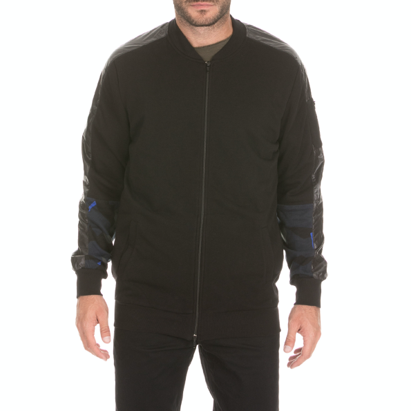 Ανδρική ζακέτα BODYTALK CAMOUFLAGEM μαύρη