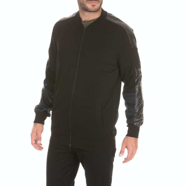 Ανδρική ζακέτα BODYTALK CAMOUFLAGEM μαύρη Ανδρικά