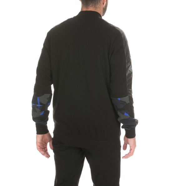 Ανδρική ζακέτα BODYTALK CAMOUFLAGEM μαύρη Ανδρικά